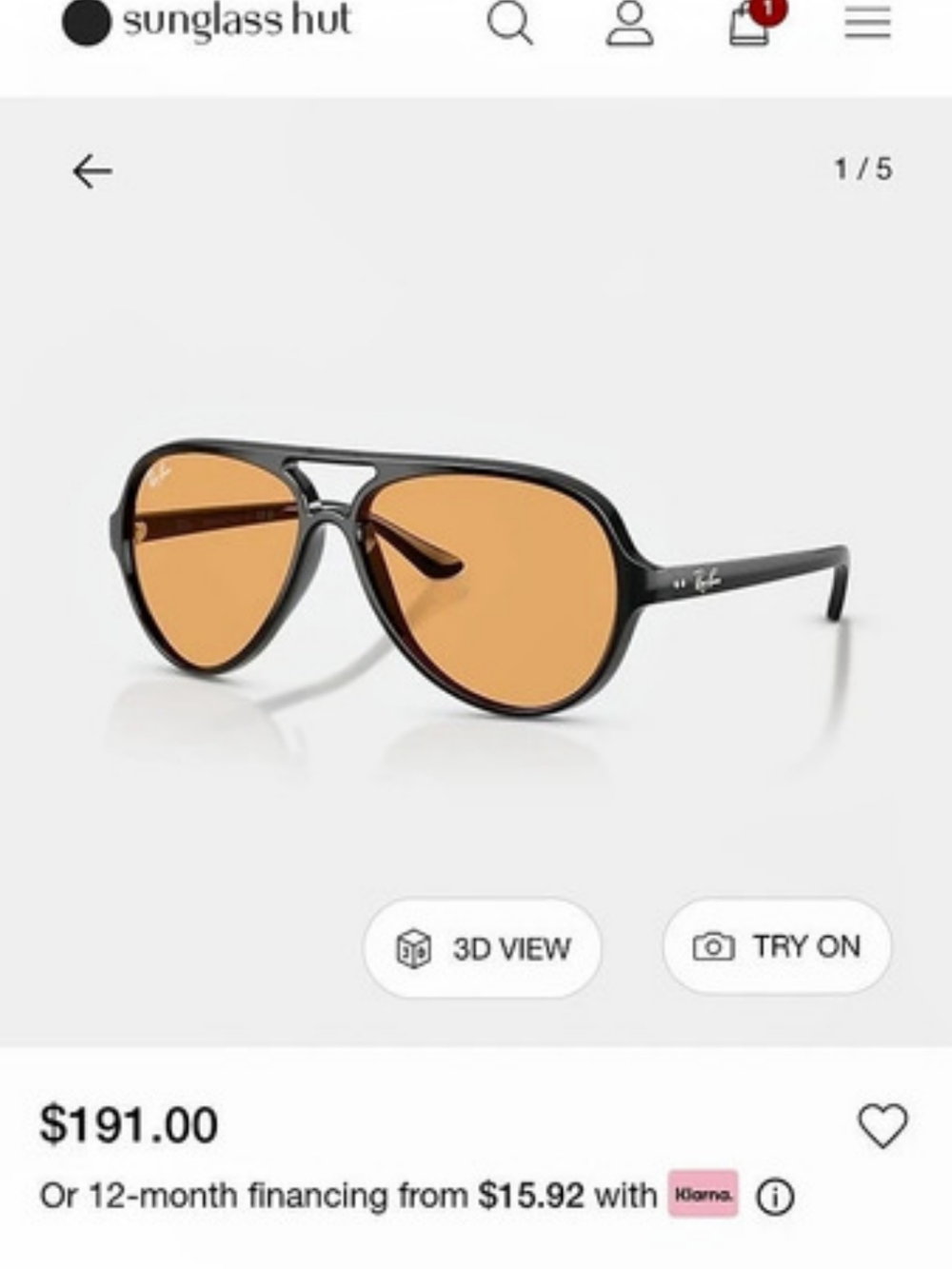 New Ray-Ban Cats 5000 Classic Summer Capsule Black Orange